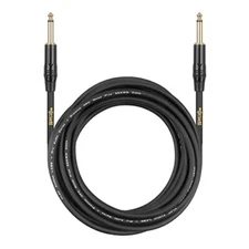 Clef Audio Labs Instrument Guitar Cable, 15ft - 1/4 inch TS, Guitar AMP Cord, 22