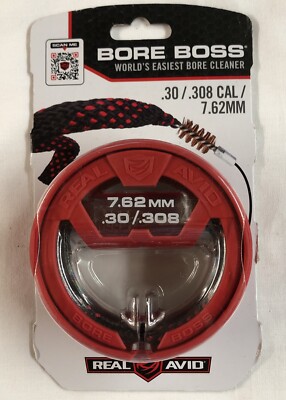 Real Avid Bore Boss Smart Bore Cleaner, .30cal/.308cal/7.62mm, AVBB308