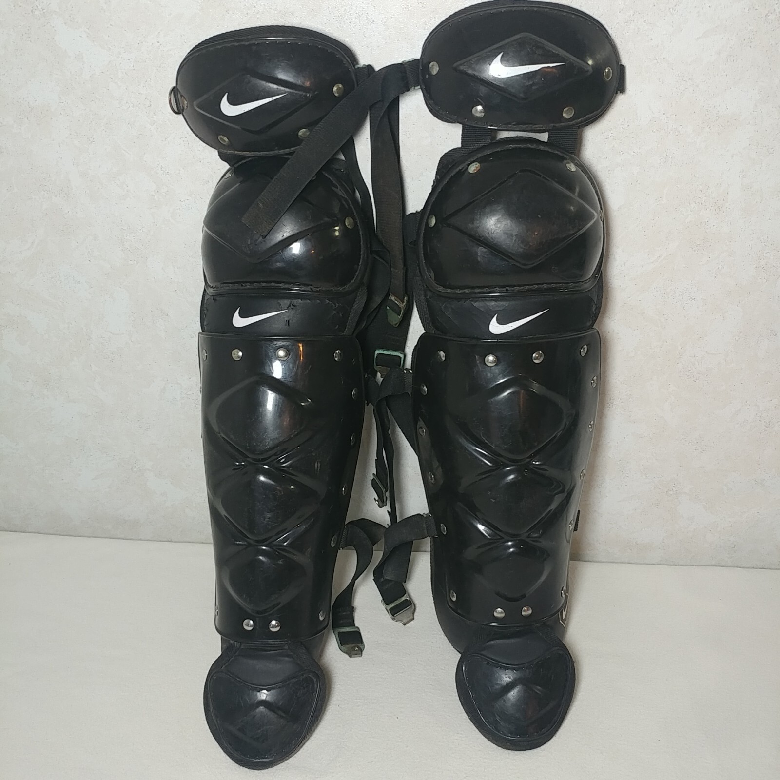 Nike Black Catcher’s Shin Guards Adult Size eBay