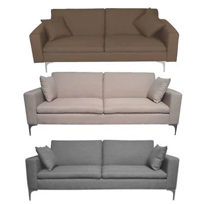 Stylish Sweda 3 Seater Sofa Bed Adjustable Couch Lounge Perth