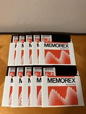 Lot Of  Blank' 5.25" Floppy Disks Memorex 2S/2D Flexible 5-1/4" Discs Untested