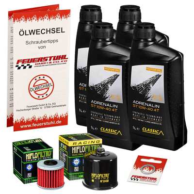 Honda Integra 750 (RC89) 16-20, Classic 10W40 Öl + HiFlo RACING Ölfilter Set