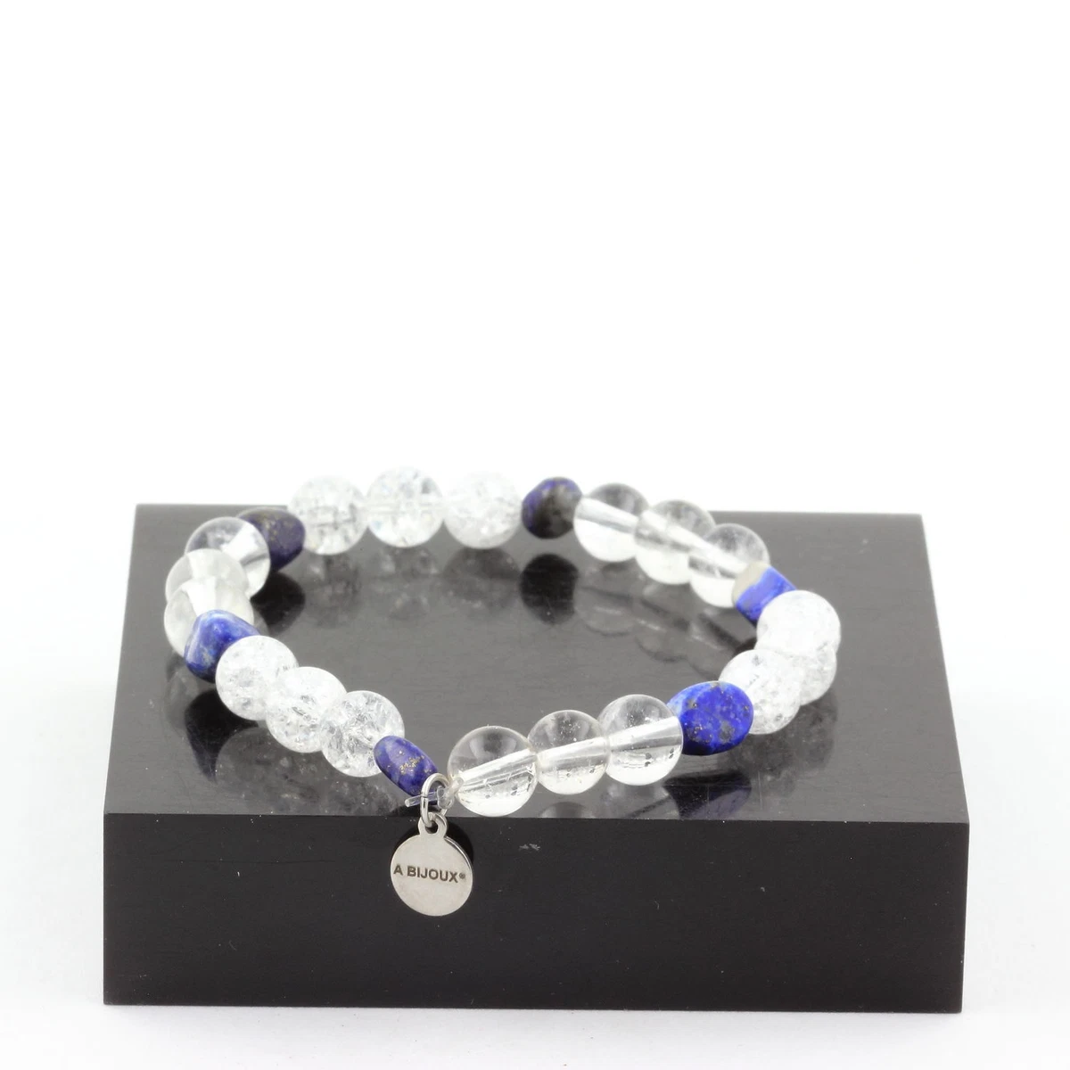 Bracelet Lapis Lazuli of The Pakistan Beads Quartz Cracked