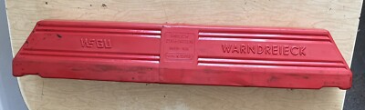 VTG PFW Warning Triangle Safety Road Hazard German Auto Wegu Warndreieck K13702