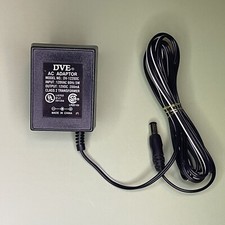 DVE Power Supply, DV-1220DC In: 120VAC 60Hz 5W Out: 12V DC 200mA