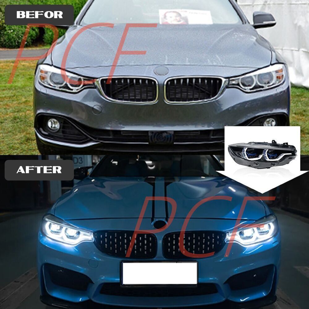 For BMW 4 Series F32 F33 F36 Upgrade M4 Projector Facelift Lamps