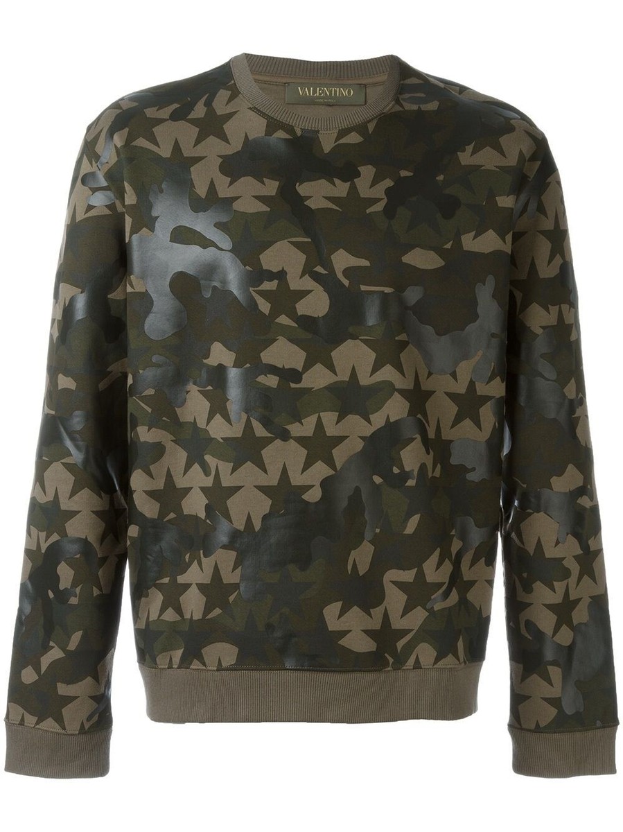 $1200 Valentino RARE Camustars RockStud Camo Stars  display picture 3