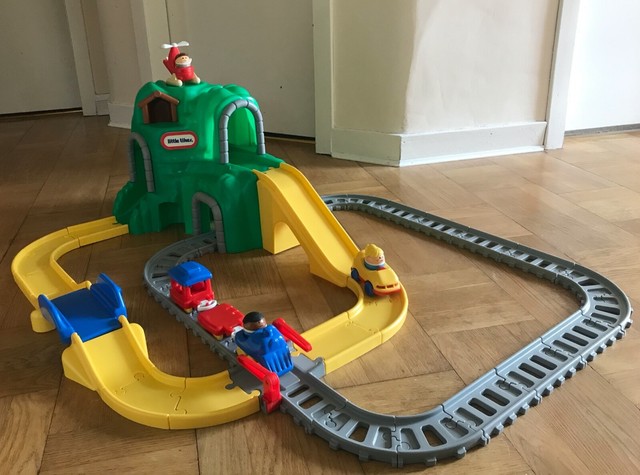 little tikes big adventures construction peak rail and road play set