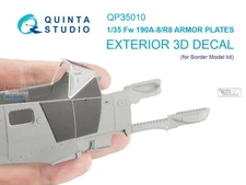 QTSQP35010 1:35 Quinta Studio 3D Decal - Fw190A-8/R8 Armor Plates (BDM kit)