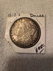 1878-S Morgan Silver Dollar UNC Lustrous Coin