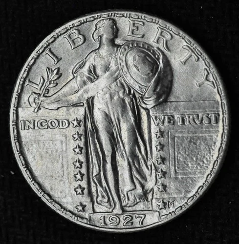 1927 - Standing Liberty Quarter - Very Choice BU - Type 2b