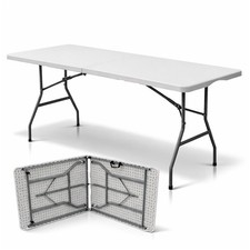 NEW! 6ft 1.8m Folding Heavy Duty Catering Trestle Party Garden Table