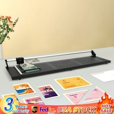 36"Paper Cutter Heavy Duty Guillotine Card Stock Trimmer Metal Base For A3/A4/A5