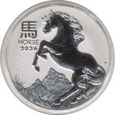 Australien Lunar 3 - 2026 - 15 A$ - Lunar III Jahr des Pferdes Platin