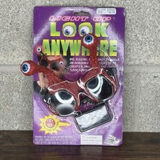 Halloween Look Anywhere Red Alien Light up Eyes Glasses Frame Costume Horror Toy