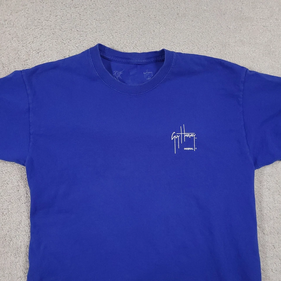 Camisa Guy Harvey Juvenil XL Camiseta Gráfica de Caimán Manga Corta Exterior 2011 Foto 3 de 4