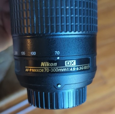Nikon AF-P NIKKOR 70-300mm f/4.5-6.3G ED DX Zoom Lens for Nikon F