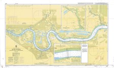 Carte 3337 River Thames Margaret Ness Tower Bridge Angleterre côte Est Amirauté