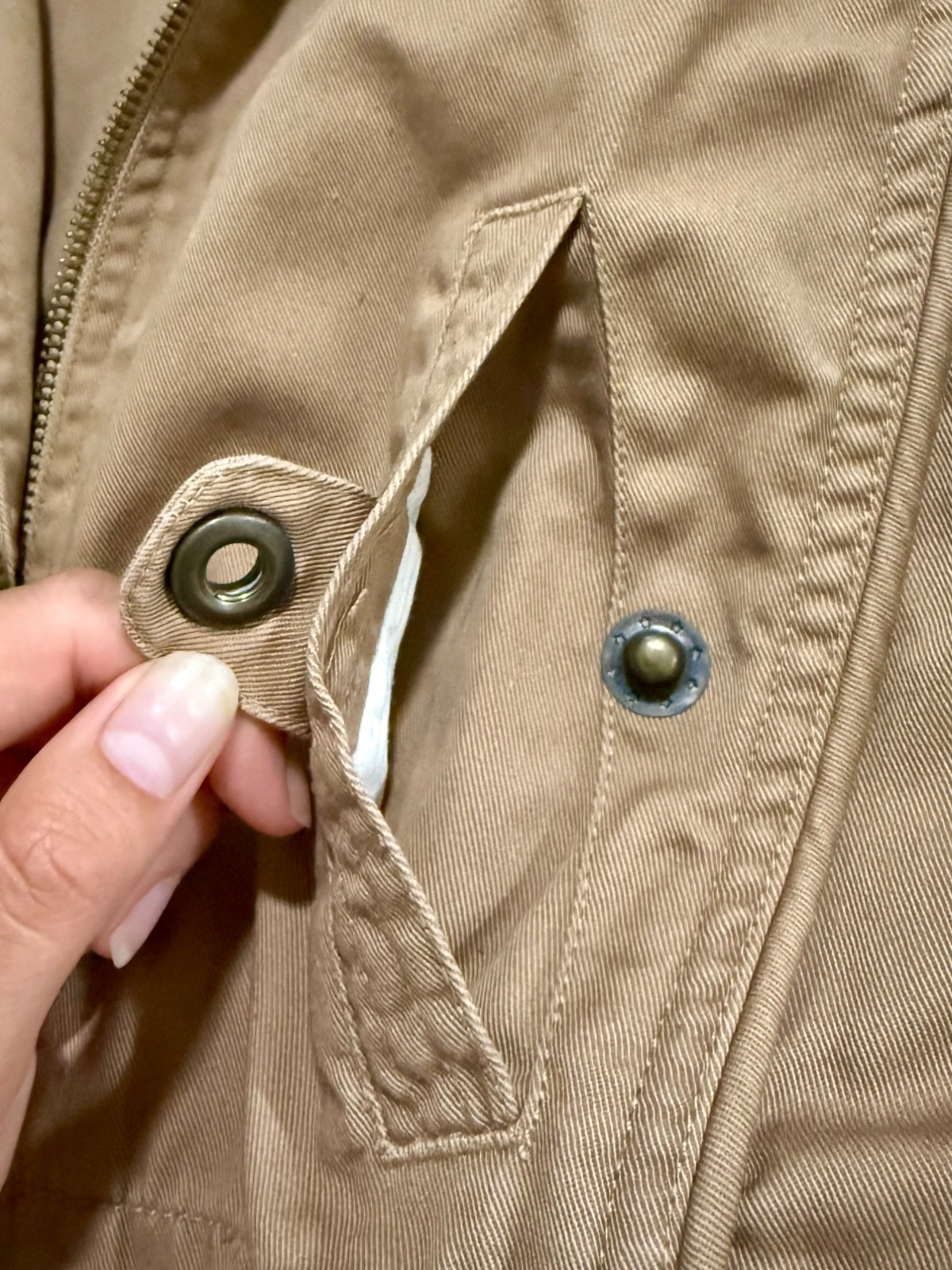 Volcom Brown Basic Full Zip Lightweight Jacket Wo… - image 4