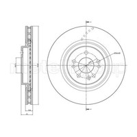 Metelli 2X Bremsscheibe Vorne Ø345 Mm BelüFtet FüR Mercedes-Benz M-Klasse W163