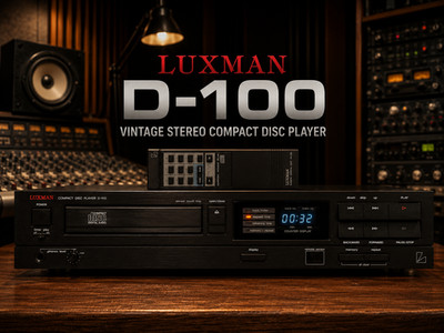 LUXMAN D-100  RaRe  Vintage Stereo Compact Disc Player