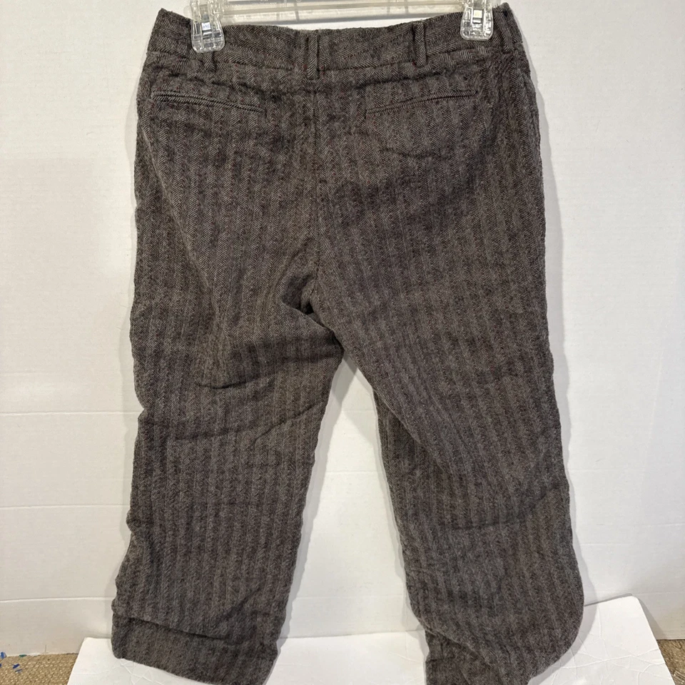 复古 Y2K L.A.M.B Gwen Stefani 羊毛条纹长裤,尺寸 6,有衬里 — 第 4/4 张图片