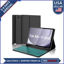 Backlit Keyboard Case for Samsung Galaxy Tab A9 11 Inch 2023 with S Pen Holder