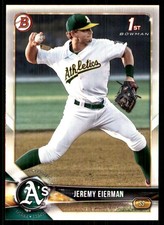 Jeremy Eierman 2018 Bowman Draft #BD-179 Athletics MLB READ FREE SHIPPING