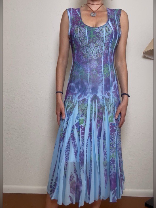 Y2K euro mesh dress