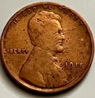 1915 Lincoln Wheat Cent Penny Circulated Philadelphia BN822