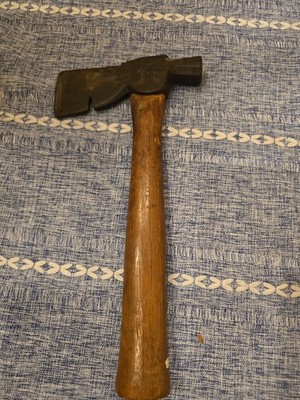 Vintage PLUMB Half Hatchet Carpenter's Axe Hammer   Stamped Logo Antique Tool