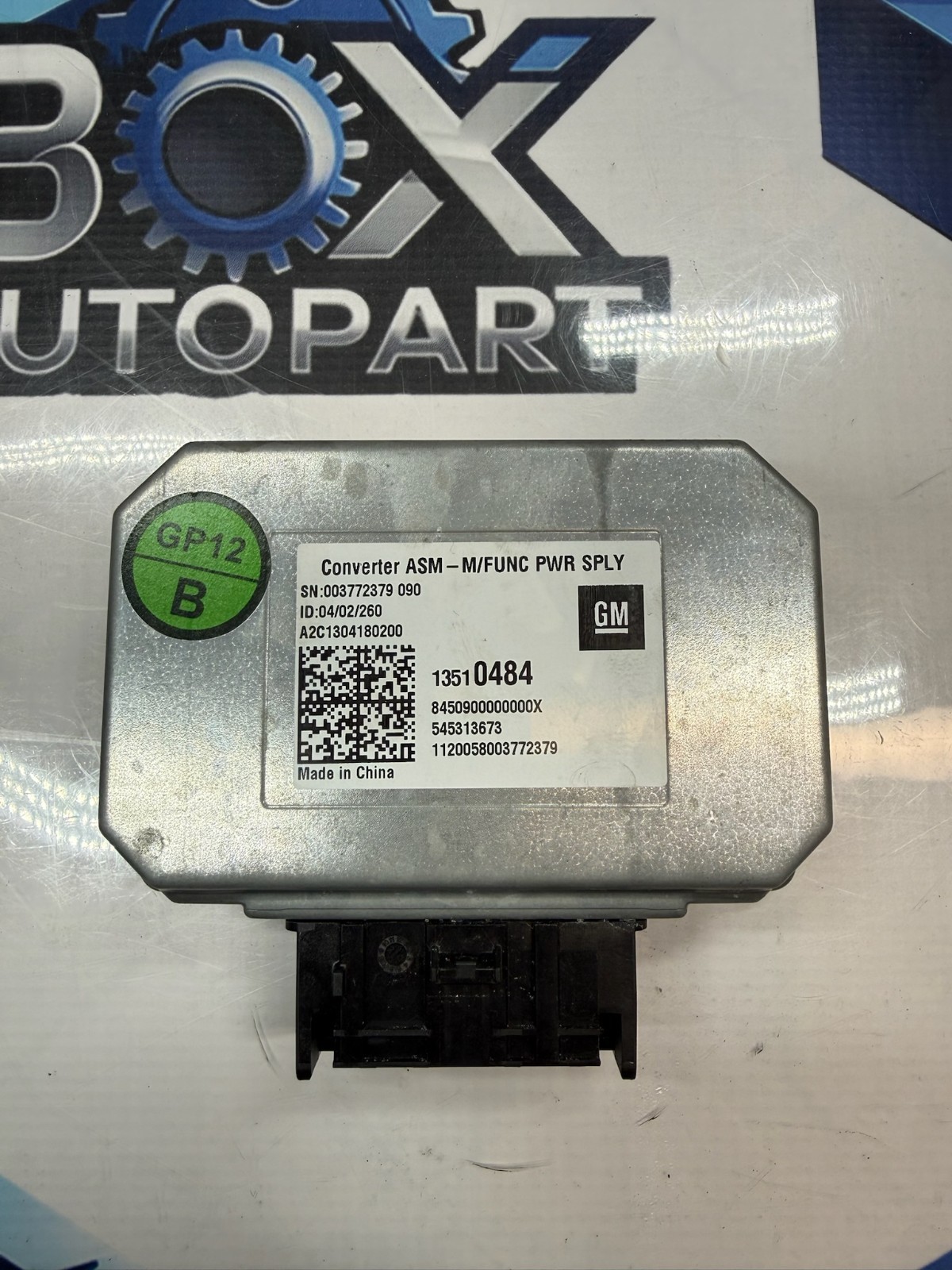 2016-2025 Chevrolet Trail Blazer Converter Assembly Power Supply 13510484 OEM