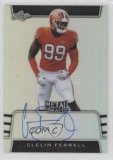 2019 Leaf Metal Draft Clelin Ferrell #BA-CF1 Auto 1cx3