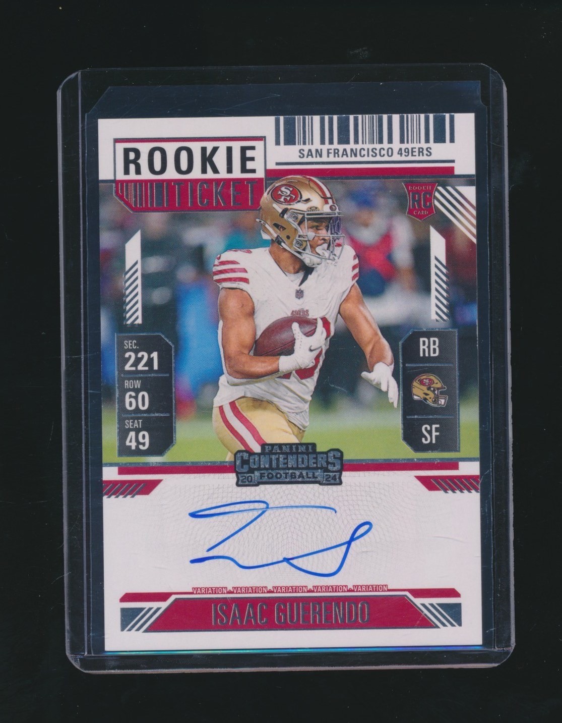 ISAAC GUERENDO 2024 PANINI CONTENDERS ROOKIE TICKET RC AUTO #138