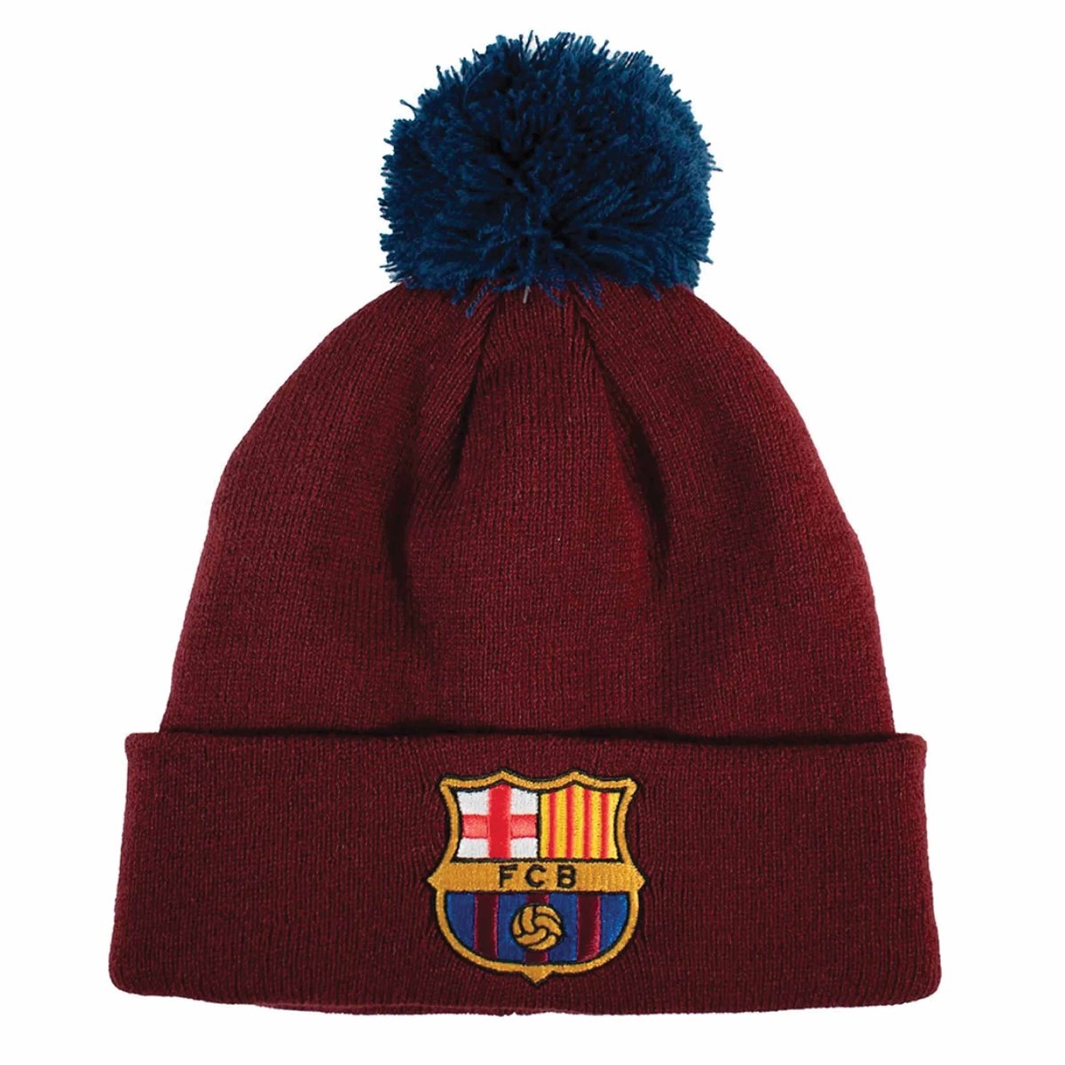 Barcelona FC Bobble Hat, Clothing Accessories, Sports, Gift
