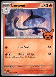 Lampent 037/167 Trick or Trade BOOster 2024 Common