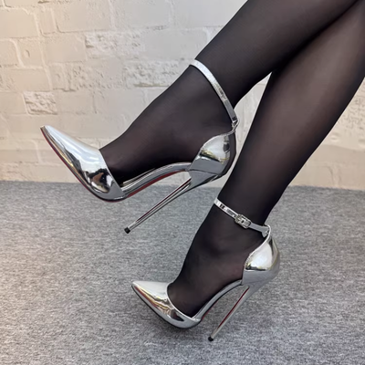 #ad Womens High Stiletto Pointed Toe Ankle Strap Fashion Shoes Party Pumps 36 46 $73.96