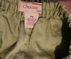 CHOICES PETITE green linen skirt- size PM — photo 2