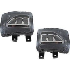 Front Left Right Led Fog Light For Chevrolet Silverado 1500 2016-2018 W Bulbs