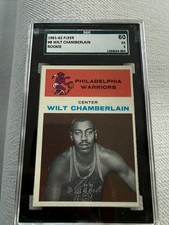 1961-62 Fleer - Wilt Chamberlain #8 (RC) SGC 5