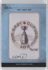 2015 Upper Deck CFL O-Pee-Chee Team Logo Patch 103rd Grey Cup #TL-48 Patch i9i