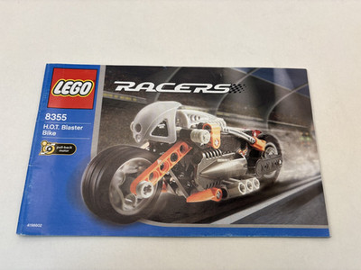 LEGO   Bauanleitung Racers 8355 Hot Blaster Bike Instruction ungelocht H21