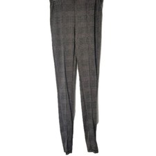 Tahari Womens Small Plaid Dress Pants 91% Polyester 5% Rayon 4% Spandex Office