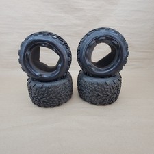 Set Of 4 Traxxas E-revo 2.0 Talon Ext 3.8 Monster Truck Tires 2 New 2 Used