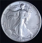 1990 American Silver Eagle 1 oz Silver Round/Medal - Uncirculated - US Mint