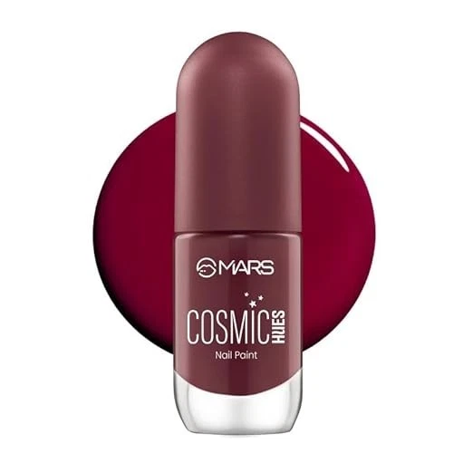 MARS Cosmic Hues Nail Polish (10.0ml) (04-RIGEL RED) | Intense Color | Ultra-Glo