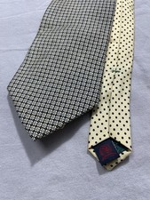 TOMMY HILFIGER 100% Silk Tie Golden Yellow Necktie Made in USA