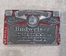 Vintage Budweiser King Of Beers Belt Buckle