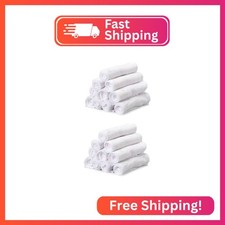 Spasilk Washcloth Wipes Set for Newborn Boys and Girls, Soft Terry Washcloth Set