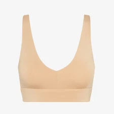 Commando Butter Comfy Bralette Size SMALL Beige Color BRA227 MSRP $82